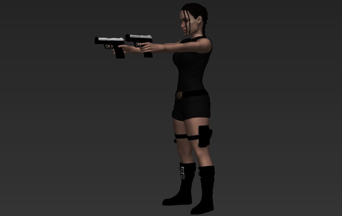 Fichier 3D Lara Croft Alicia Vikander·Idée pour impression 3D à